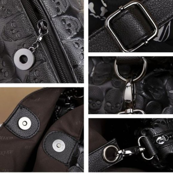 Skull Shoulder & Handbag Combo Set - Picture 5 of 7